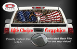 Oak American Buck Skull Rear Window Wrap