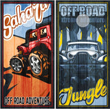 Off Road Wood UV Direct Print Cornhole Tops