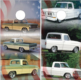 Old Ford Trucks 2 Cornhole Wrap