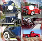 Old Ford Trucks Cornhole Wrap