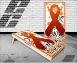 Orange Ribbon Hope Cornhole Boards