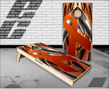 Orange Ribbon Cornhole Boards