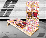 Peanut Butter And Jelly Cornhole Boards