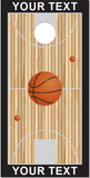 Personalized basketball Court UV Direct Print Cornhole Tops