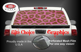 Pink Leopard Print Rear Window Wrap