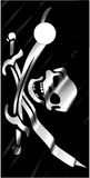 Pirate Flag Skull Crossbones Cornhole Wrap