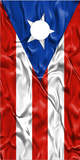 Puerto Rican Flag Wavy Cornhole Wrap