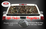 Reaper Buck Skull Oak Camo Rear Window Wrap