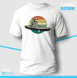 Retro Kayak Astronaut Unisex T-Shirt