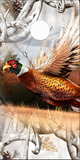 Ringneck Pheasant Ob Buck Snow Camo Cornhole Wrap