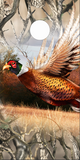 Ringneck Pheasant Ob Skull Camo Cornhole Wrap