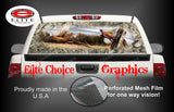 Ringneck Pheasant Obliteration Skull Camo Rear Window Wrap