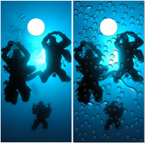 Scuba Diving Cornhole Wrap