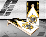 Sheriff Badge Cornhole Boards