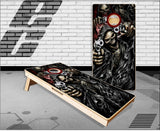 Skeletons And Guns Cornhole Boards