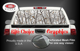 Snow Camo Rear Window Wrap