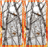 Snow Tree Camo Cornhole Wrap