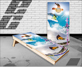 Snowboarding 50 Grind Cornhole Boards