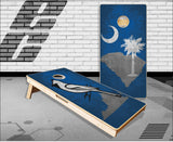 South Carolina Palmetto Virginia Cardinal Cornhole Boards