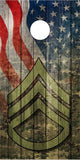 Staff Sargent Cornhole Wrap