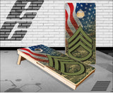 Staff Sargent Cornhole Boards
