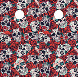 Sugar Skulls 2 Cornhole Wrap