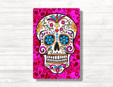 Sugar Skulls Wood Print