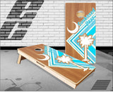 Sunkissed Daze Beach Wood Cornhole Boards