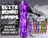 Swirl Brush Snowboard Vinyl Wrap Graphic Decal Sticker