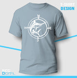 Swordfish Compass Unisex T-Shirt