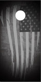 Tattered American Flag Cornhole Wrap