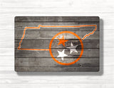 Tennessee State Flag Wood Wood Print