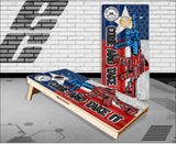 Texas Flag Gun Rights Cornhole Boards