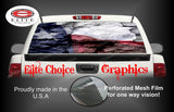 Texas Flag Rocks Rear Window Wrap
