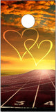 Track and Field Sunset UV Direct Print Cornhole Tops