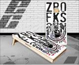 Trump Zero Fcks Cornhole Boards