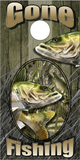Walleye Fish Gone Fishing Camo Cornhole Wrap