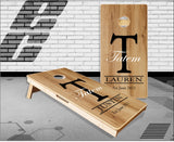 Wedding Established Date Name Cornhole Boards