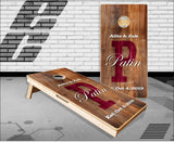 Wedding Letter Cornhole Boards