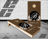 Wedding Monogram Cornhole Boards