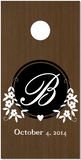 Wedding Monogram UV Direct Print Cornhole Tops