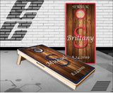 Wedding Wood Color 2 Cornhole Boards