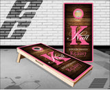 Wedding Wood Color Cornhole Boards