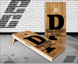 Wedding Wood Letter Est Cornhole Boards