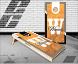 Wedding Wood Split Cornhole Boards