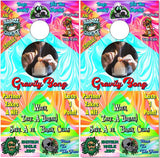 Weed Smoking Game Stoner 420 UV Direct Print Cornhole Tops