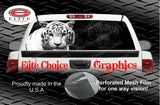 White Tiger Rear Window Wrap