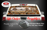 Whitetail Buck Obliteration Buck Blaze Camo Rear Window Wrap