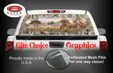 Whitetail Buck Obliteration Camo Rear Window Wrap