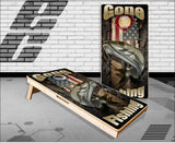 Wicked Wire American Catfish Camo Cornhole Boards